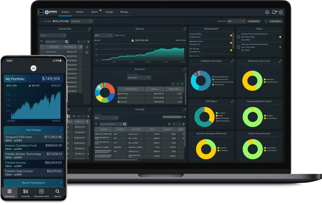Hero image of CircleBlack app on a laptop